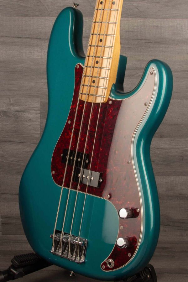 USED - Fender FSR Player Precision Bass Guitar - Ocean Turquoise Online