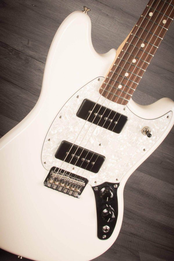 USED - Fender Mustang 90 - Olympic White Sale