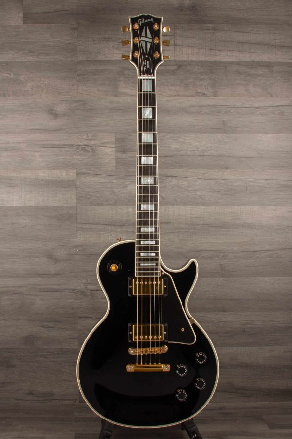 USED - Gibson Les Paul Custom Electric Guitar Ebony - 2008 Online now