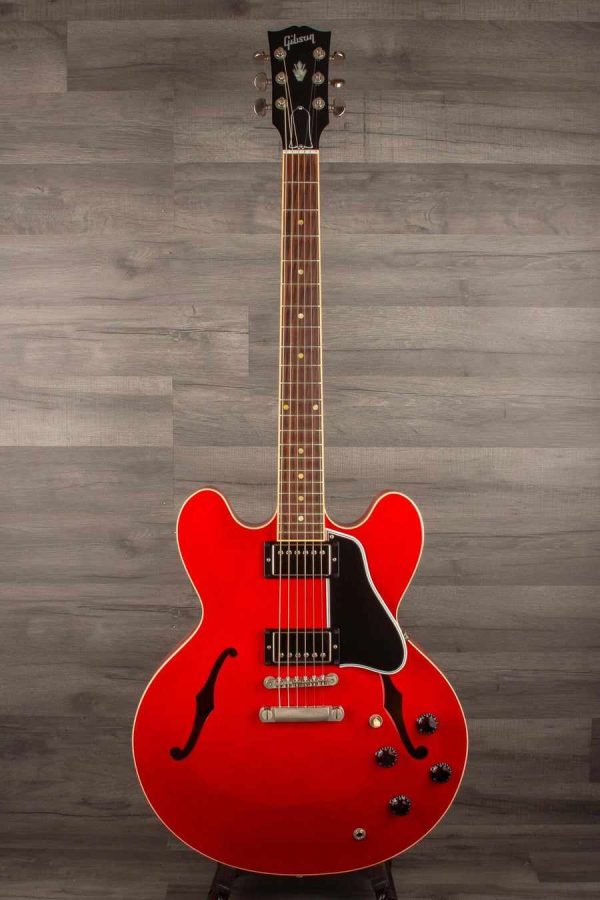 USED Gibson Custom Shop Memphis ES-335 Dot Electric Guitar 2011 - Cherry Online Sale