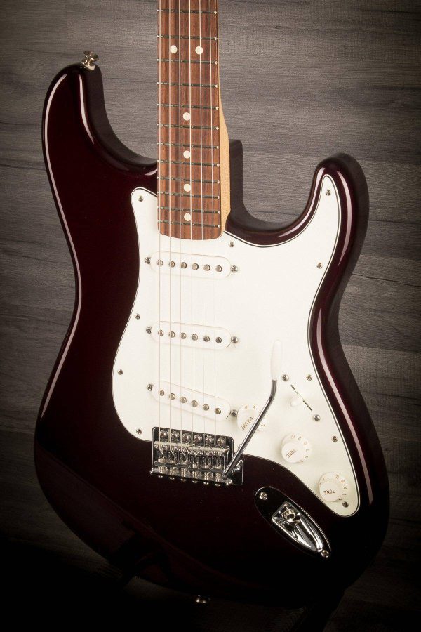 USED - Fender Mexican Standard Stratocaster - Wine Red Online now