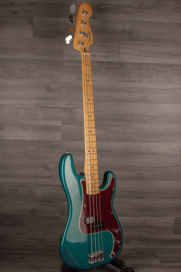 USED - Fender FSR Player Precision Bass Guitar - Ocean Turquoise Online