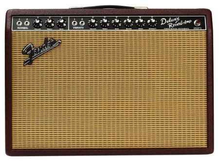 USED -  Fender 65 Deluxe Reverb Bordeaux Blues Wine Red Combo Valve Amp Online Sale