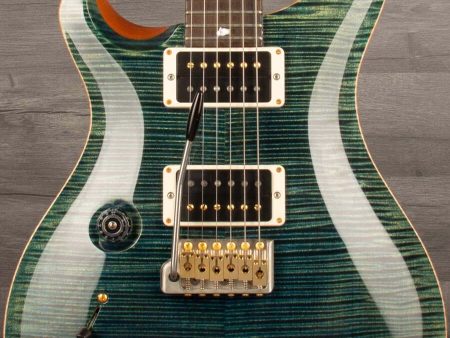 USED - PRS Wood Library Custom 24 Left Handed, River Blue 2021 model Cheap