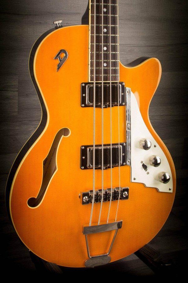 USED - Duesenberg Starplayer Bass Trans-Orange incl. Hard case Fashion