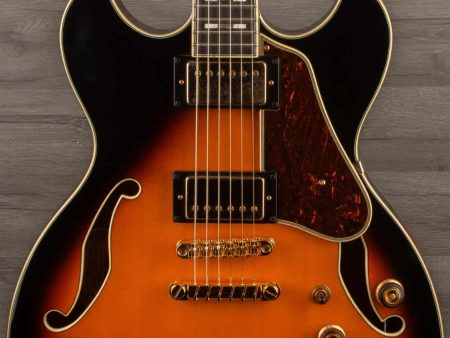 USED - Ibanez Artcore AS113 Brown Sunburst inc hard case For Cheap